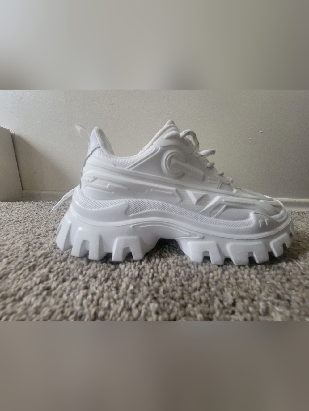 Dream Pairs White Platform Chunky Sneakers